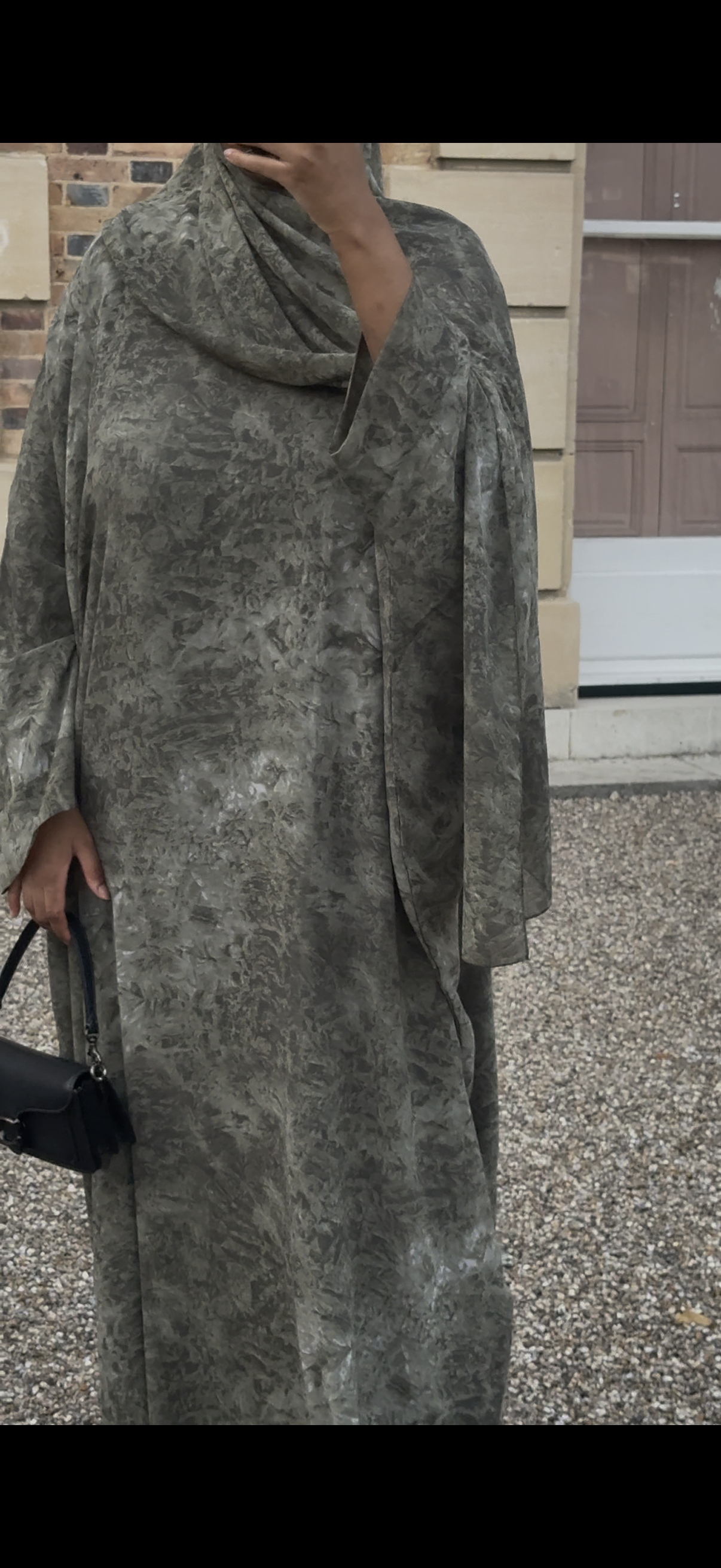 Abaya Hafssa Farasha vert (60)