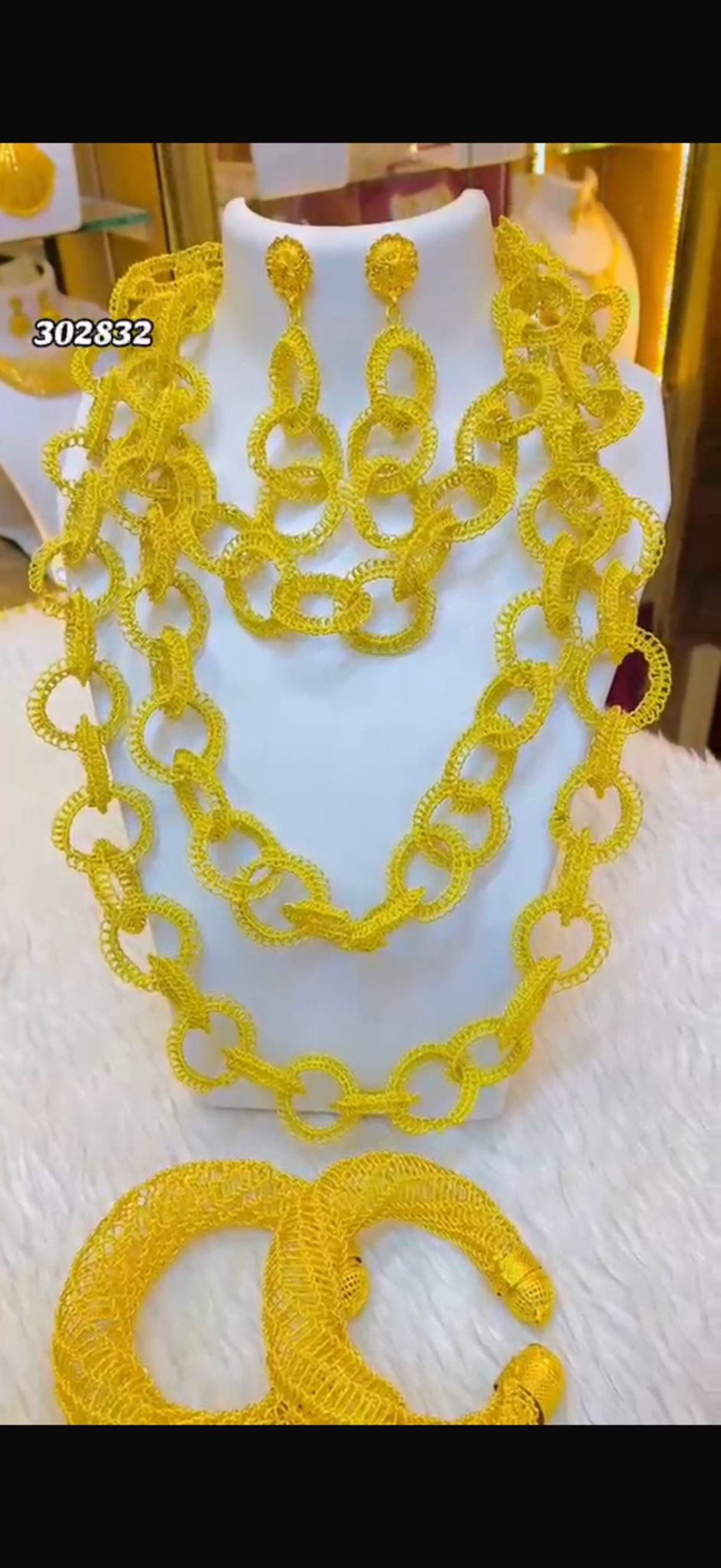 Ensemble gros Djoloroni et bracelet