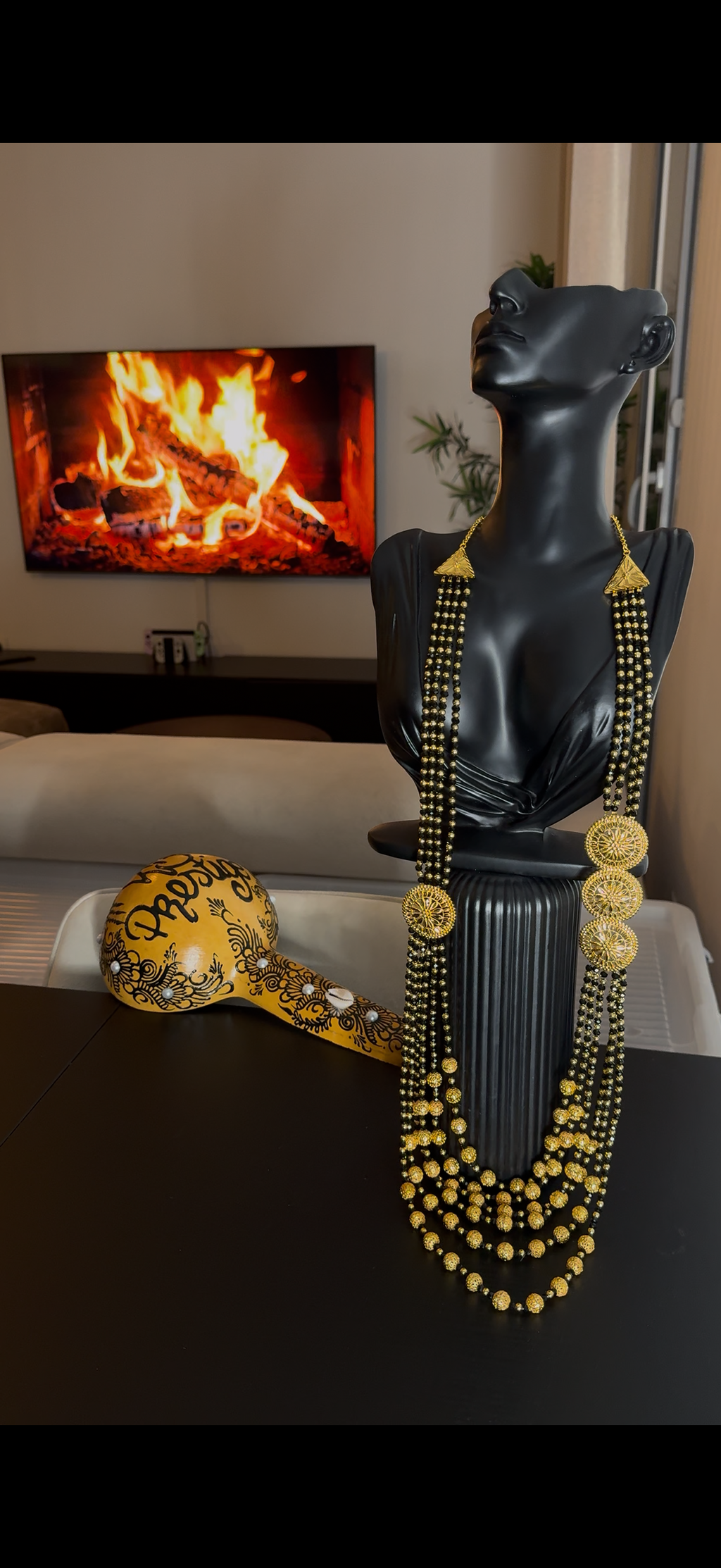 Parure imitation argent trempé