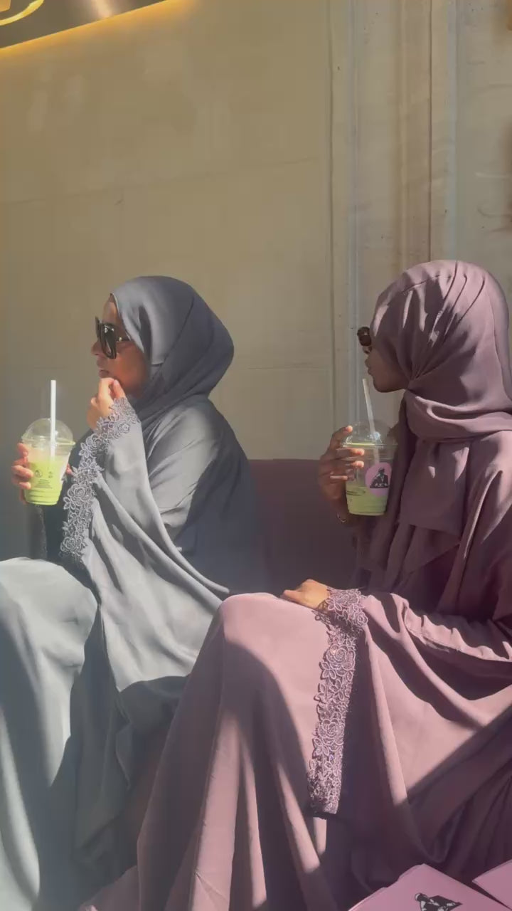 Abaya Laliya Farasha Mauve