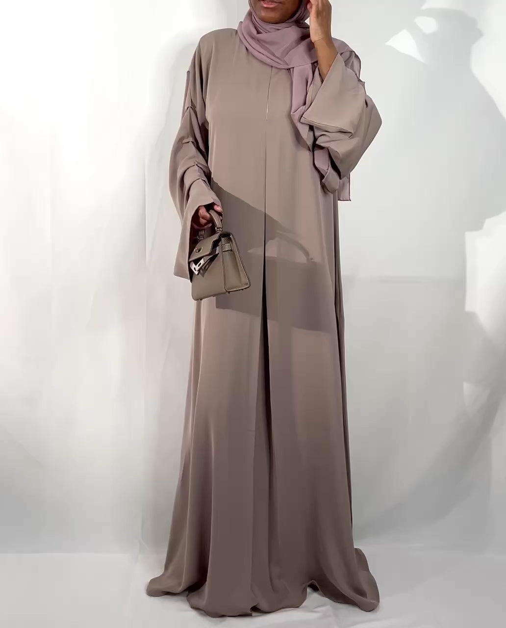 Abaya plissé
